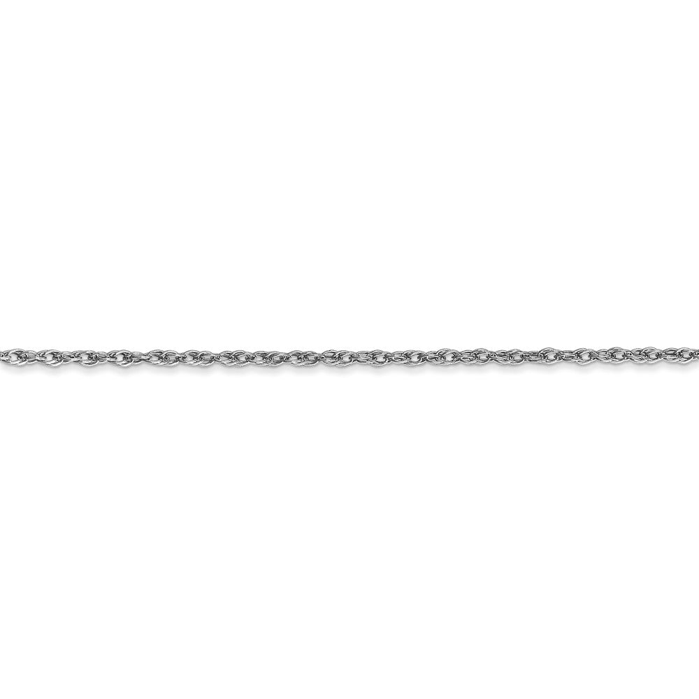 FJC Finejewelers 14 Inch 14k White Gold 1.3mm baby Rope Chain Necklace