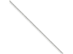 FJC Finejewelers 14 Inch 14k White Gold 1.3mm baby Rope Chain Necklace