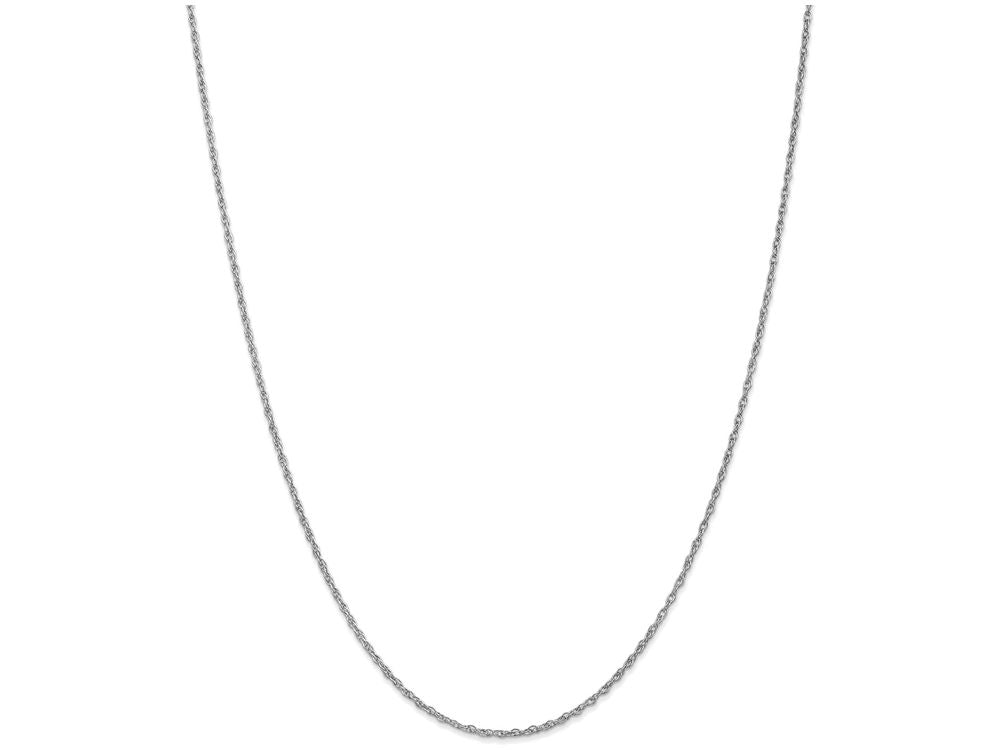 FJC Finejewelers 14 Inch 14k White Gold 1.3mm baby Rope Chain Necklace