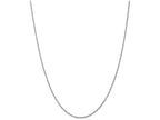 FJC Finejewelers 14 Inch 14k White Gold 1.3mm baby Rope Chain Necklace