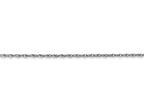 FJC Finejewelers 16 Inch 14k White Gold 1.3mm baby Rope Chain Necklace