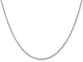 FJC Finejewelers 18 Inch 14k White Gold 1.3mm baby Rope Chain Necklace