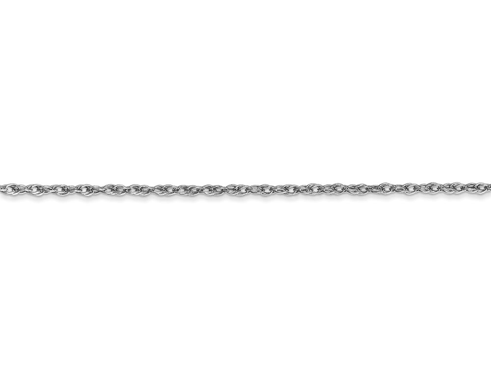 FJC Finejewelers 20 Inch 14k White Gold 1.3mm baby Rope Chain Necklace
