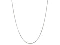 FJC Finejewelers 18 Inch 14k White Gold .9mm Curb Chain Necklace
