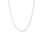 FJC Finejewelers 18 Inch 14k White Gold .9mm Curb Chain Necklace