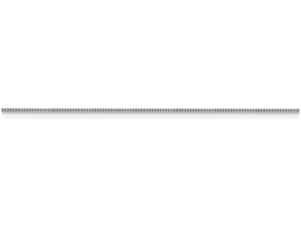 FJC Finejewelers 20 Inch 14k White Gold .9mm Curb Chain Necklace