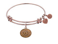 Angelica Collection Antique Pink Smooth Finish Brass unity Expandable Bangle