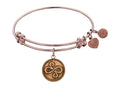 Angelica Collection Antique Pink Smooth Finish Brass best Friends Expandable Bangle