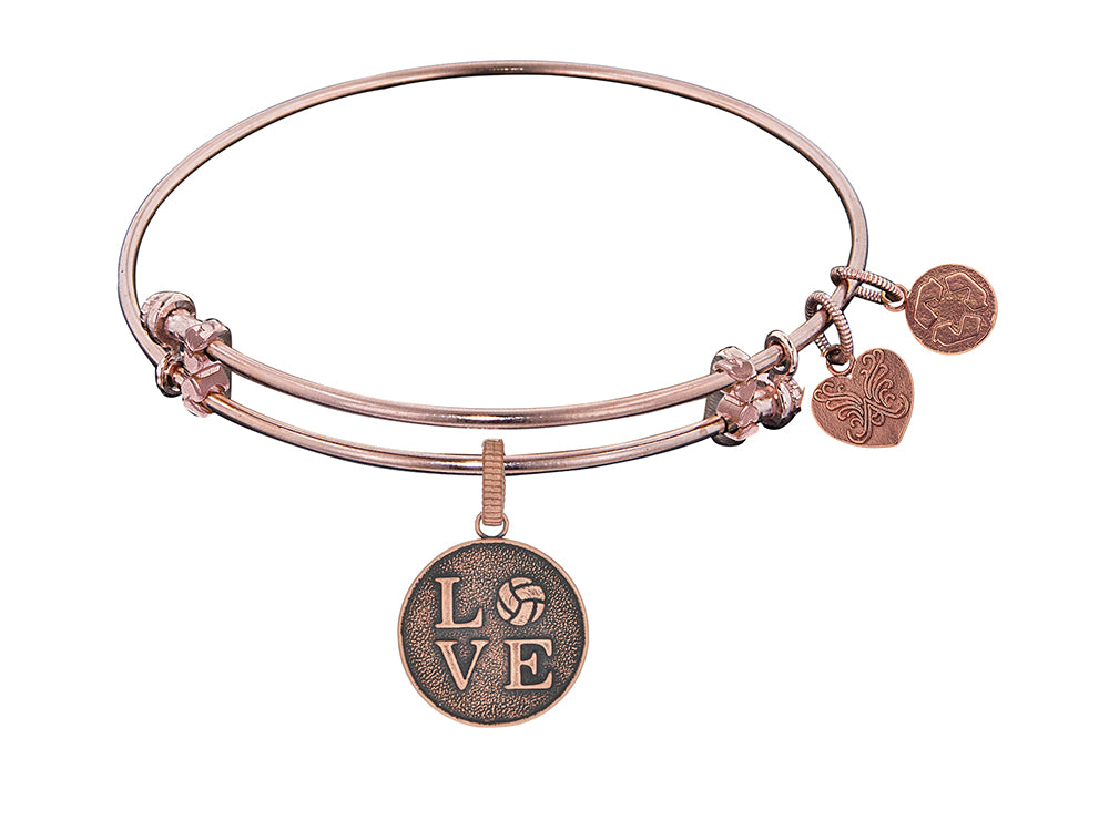 Angelica Collection Love Volleyball Expandable Bangle