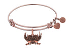 Brass With Pink Finish In Loving Memory Of Mom Cha Rm For Angelica Collection Bangle