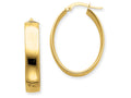 FJC Finejewelers 14k Yellow Gold 5.75mm Polished Oval Hoop Earrings