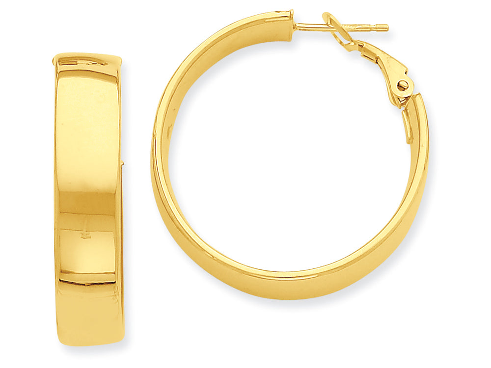 FJC Finejewelers 14k Yellow Gold Hoop Earrings