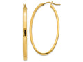 FJC Finejewelers 14k Yellow Gold Polished Oval Hoop Earrings
