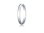 Benchmark® Platinum 2.5mm Traditional Dome Oval Ring