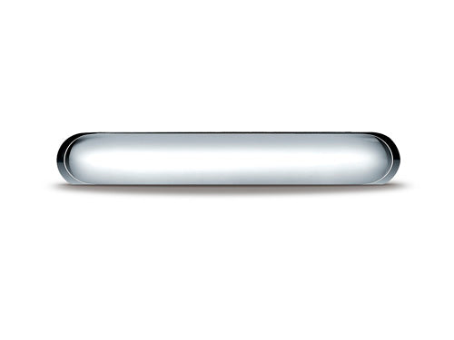 Benchmark® Platinum 4mm Slightly Domed Standard Comfort-fit Ring