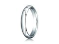 Benchmark® Platinum 4mm Slightly Domed Standard Comfort-fit Ring