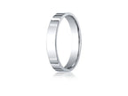 Benchmark® Platinum 4.0mm Flat Comfort-fit Ring