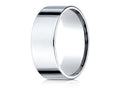 Benchmark® Platinum 8.0mm Flat Comfort-fit Ring