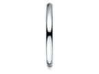 Benchmark® Platinum 2.5mm Slightly Domed Standard Comfort-fit Wedding Band / Ring