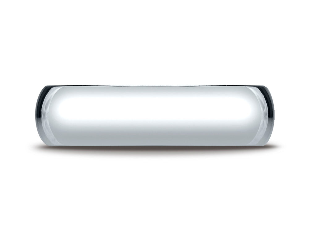Benchmark® Platinum 6mm Slightly Domed Super Light Comfort-fit Wedding Band / Ring