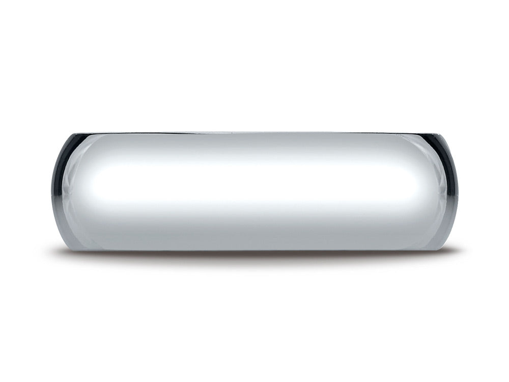 Benchmark® Platinum 7mm Slightly Domed Super Light Comfort-fit Wedding Band / Ring