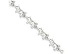 FJC Finejewelers Sterling Silver Pig Bracelet