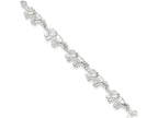 FJC Finejewelers Sterling Silver Elephants Bracelet