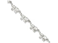 FJC Finejewelers Sterling Silver Elephants Bracelet