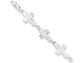 FJC Finejewelers Sterling Silver Crosses Bracelet