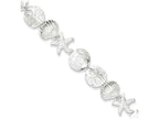 FJC Finejewelers Sterling Silver Seashells Bracelet