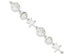 FJC Finejewelers Sterling Silver Seashells Bracelet