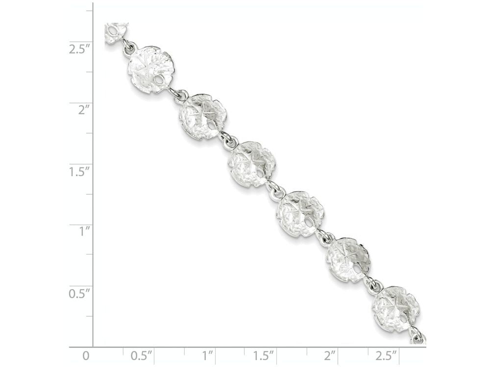 FJC Finejewelers Sterling Silver Sand Dollars Bracelet