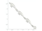 FJC Finejewelers Sterling Silver Manatees Bracelet