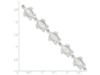 FJC Finejewelers Sterling Silver Sea Turtles Bracelet