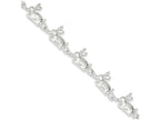 FJC Finejewelers Sterling Silver Rabbits Bracelet