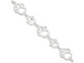FJC Finejewelers Sterling Silver Polished Paw Print Bracelet