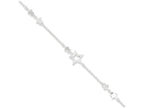 FJC Finejewelers Sterling Silver Star Bracelet