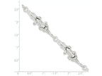 FJC Finejewelers Sterling Silver Alligator Bracelet