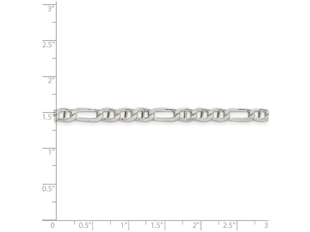 FJC Finejewelers 16 Inch Sterling Silver 4.5mm Figaro Anchor Chain Necklace