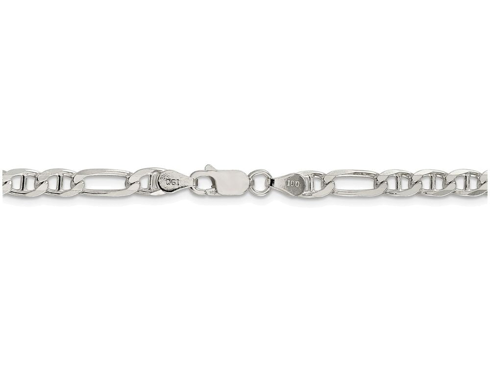 FJC Finejewelers 16 Inch Sterling Silver 4.5mm Figaro Anchor Chain Necklace