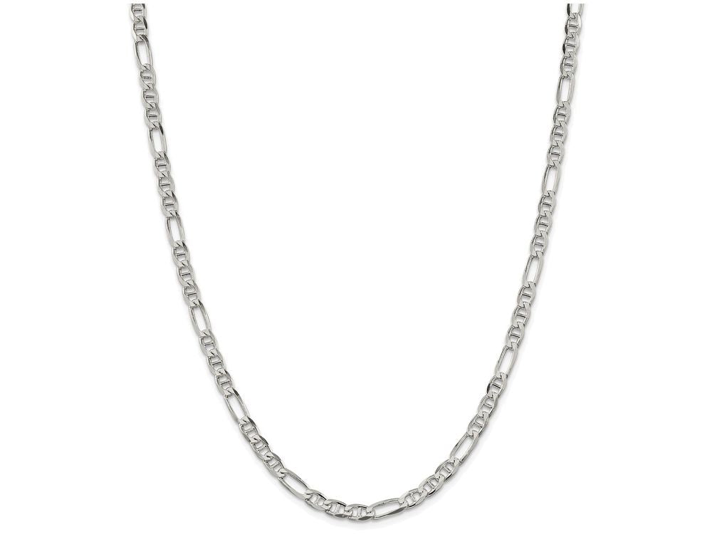 FJC Finejewelers 16 Inch Sterling Silver 4.5mm Figaro Anchor Chain Necklace