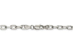 FJC Finejewelers 18 Inch Sterling Silver bright-cut Open Link Cable Chain Necklace