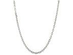 FJC Finejewelers 18 Inch Sterling Silver bright-cut Open Link Cable Chain Necklace