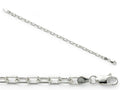 Amore LaVita™ Sterling Silver bright-cut Open Link Cable Bracelet 7 inches (4.3mm)