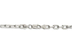 FJC Finejewelers 18 Inch Sterling Silver bright-cut Open Link Cable Chain Necklace