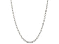 FJC Finejewelers 18 Inch Sterling Silver bright-cut Open Link Cable Chain Necklace