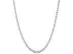 FJC Finejewelers 18 Inch Sterling Silver bright-cut Open Link Cable Chain Necklace