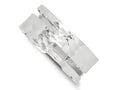 FJC Finejewelers Sterling Silver Solid Polished Hammered Fancy Cuff Bangle Bracelet
