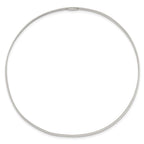 FJC Finejewelers Sterling Silver 3mm Solid Polished Plain Slip-on Bangle Bracelet