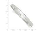 FJC Finejewelers Sterling Silver 4.5mm Solid Polished Plain Slip-on Bangle Bracelet
